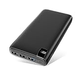 A ADDTOP Batería Externa 26800mAh, 22.5W Power Bank USB C PD Cargador Portátil Carga...