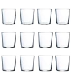 Acan Tradineur - Pack de 12 vasos de cristal modelo Ruta, vasos clásicos para agua,...