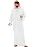 Funidelia | Disfraz de árabe para hombre Jeque, Petróleo, Dinero - Disfraz para adultos...