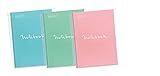 Miquelrius - Pack 3 Cuadernos A4, Cuadriculados Emotions, Espiral Microperforado, Cubierta...