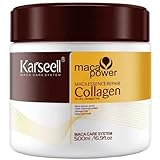 KARSEELL Collagen Mascarilla Capilar para una Reparación Profunda, Hidratación intensa,...