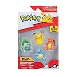Pokemon Figura de Coincidencia; Pikachu, Bulbasaur, Charmander, Squirtle 5 cm Figura