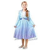 Rubies Disfraz Elsa Frozen Travel Classic, Princesa, Multicolor, Talla L (7-8 años)