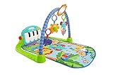 Fisher-Price Alfombra gimnasio para bebés con piano con sonidos y accesorios, motivo de...