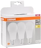 Osram 819412 Bombilla LED E27, 13 W, Blanco, 3 Unidad (Paquete de 1), 3