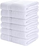 Utopia Towels Paquete de 6 Juego de Toallas de baño, 100% algodón Hilado en Anillo (60 x...