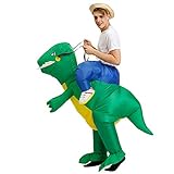 Nabila Disfraz dinosaurio inflable para adulto Disfraz dinosaurio inflable Halloween...