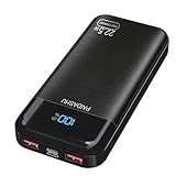 PAIDASHU Batería Externa 27.000mAh, 22.5W Power Bank PD3.0 QC4.0 USB C PD Cargador...