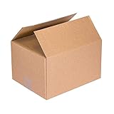 Only Boxes, Pack 25 Cajas de Cartón para envíos Almacenamiento Paquetería, Canal Simple...