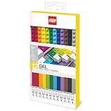 Material de papelería LEGO - 12 bolígrafos de gel de colores con bloques de...