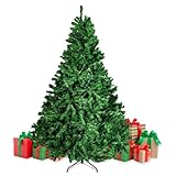 Árbol de Navidad 150 cm Muy frondoso con 684 Ramas en Formato de bisagra Pino de Navidad...