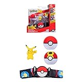 Bandai - Pokémon - Cinturón de Clip 'N' Go - 1 cinturón, 1 Bola de poké, 1 Repeat Ball...