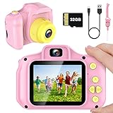 Cámara de Fotos Infantil,12MP 2 Pulgadas 1080P HD Selfie Kids Camera,Camara Niños,con...