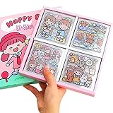 100 Hojas Pegatinas Kawaii Lindo Adhesivo Kawaii Stickers Mini Pegatinas de Dibujos...