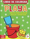 Playa Libro de colorear para niños: Un libro para colorear para niños de 2 años en...
