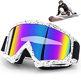 DONGZQAN Gafas Snowboard Espejo, Gafas Esqui Mujer&Hombre, Gafas Nieve Hombre, Gafas de...