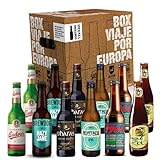 Box Viaje por Europa - Pack de Degustación de Cervezas Europeas,12 x 33 cl,Incluye: Irish...