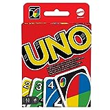 Mattel Games UNO Original - Juego de Cartas Familiar - Clásico - Baraja Multicolor de 112...