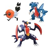 Bizak 30698538 Pokémon - Evolucion Mega-Garchomp, Fletchling y Gabite, pack de 3...