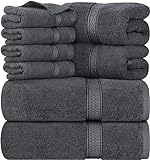 Utopia Towels - Juego de Toallas Premium de 8 Piezas, 2 Toallas de baño, 2 Toallas de...