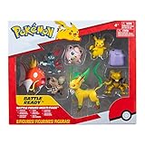 Pokemon Battle Figure Multipack (8PK: Female Pikachu, Jigglypuff #1, Rockruff, Sneasel,...