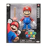 Nintendo Super Mario - Figura Mario Bros de 13 cm Totalmente Articulada - Juguete Mario...
