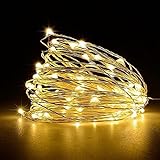 Jsdoin Cadena de Luces, Guirnalda Luces 5M 50 LED, Luces Navidad para Navidad, Habitacion,...