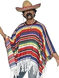 Unisex Mexican Poncho. Packaged