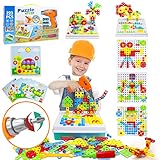 Juguetes Niños 3 4 5 6 Años Herramientas Juguete Puzzles 3D Construcciones para Niños...
