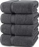 Utopia Towels - Conjunto de Toallas de baño (Paquete de 4, 69 x 137 cm) Toallas de...