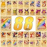KKBGN Cartas Español, 88 Cartas Gold Foill, 2023 Cartas emon Doradas Cartas...