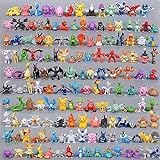 Figuras de Pikachu, 144 piezas, pequeñas, de Pokémon, conjunto de juguetes, 2-3 cm, de...