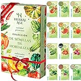 Mezcla De Semillas De 12 Vegetales, 5100 Semillas De Tomate, Pimiento Dulce, Cebolla,...